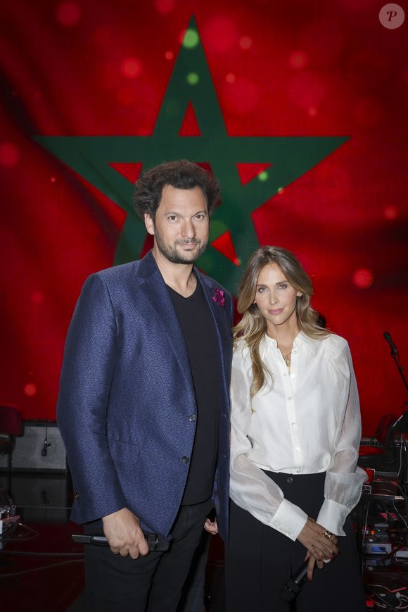 Exclusif - Eric Antoine, Ophélie Meunier - Enregistrement du grand concert caritatif "Tous avec le Maroc" au Dôme de Paris, diffusée en direct sur M6 le 13 septembre 2023
© Jack Tribeca / Bestimage