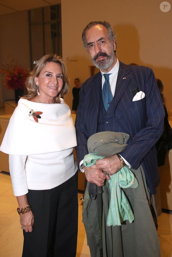 Susana Gallardo et Jaime de Marichalar - Vernissage de l’Exposition Retrospective consacrée au peintre américain Mark Rothko à la Fondation Louis Vuitton. Paris, France, le 17 Octobre 2023. © Bertrand Rindoff / Bestimage