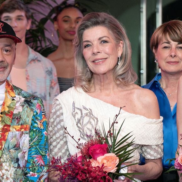 La Princesse Caroline de Hanovre assiste au Bal de la Rose 2025 au profit de la Fondation Princesse Grace, le 29 mars 2025 à Monte-Carlo, Monaco. Photo par David NIVIERE/ABACAPRESS.COM