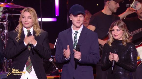 Il a été éliminé face à Marine
Charles, Santa et Marine dans Star Academy, en live, le samedi 11 janvier 2025 sur TF1