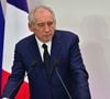 Dans les années 80 lors d'un camp d'été organisé organisé par la congrégation liée à l’établissement catholique Notre-Dame de Bétharram, cette dernière aurait été victime durant sa jeunesse de violences physiques...
Le Premier ministre français François Bayrou et de membres du gouvernement lors d'une conférence de presse dans le cadre du comité d'alerte budgétaire, avec le défi de trouver 40 milliards d'euros d'économies d'ici 2026, au bâtiment Ségur, à Paris, France, le 15 avril 2025. © Christian Liewig/Bestimage