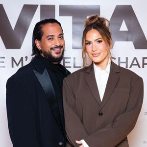 Exclusif - Slimane et Vitaa à la projection privée en avant-première du documentaire sur Vitaa (Charlotte Gonin) "Je m'appelle Charlotte" dans les locaux de TF1 à Boulogne Billancourt le 18 novembre 2024. Le documentaire sera diffusé le 22 novembre sur TMC en prime time et TF1+. © Pierre Perusseau / Bestimage