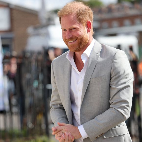 Le duc de Sussex, le prince Harry, arrive pour une visite au Community Recording Studio (CRS) à Nottingham, au Royaume-Uni, le 9 septembre 2025, à l'occasion de l'annonce d'un don substantiel à Children in Need pour aider à soutenir leur travail de lutte contre la violence affectant les jeunes. © Lock Stephen/I-Images/ABACA