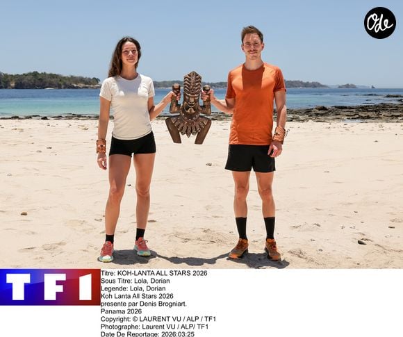 Lola et Dorian, candidats de "Koh-Lanta : All Stars 2026" sur TF1. Crédit photo : Laurent VU / ALP / TF1