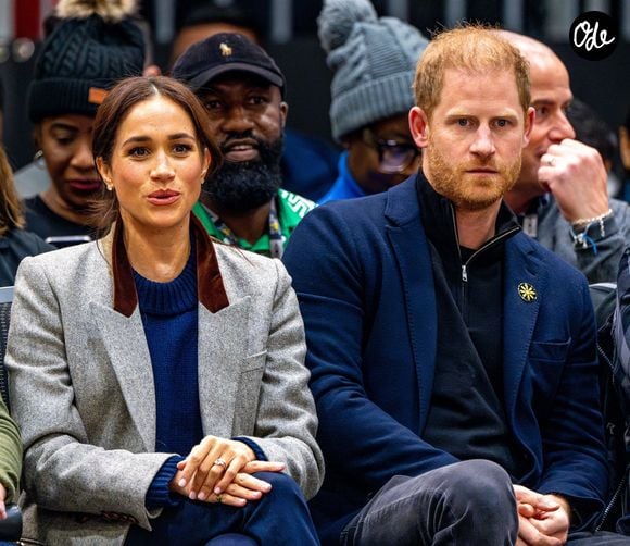 Le prince Harry, duc de Sussex et Meghan Markle, duchesse de Sussex, assistent à un match de basketball en fauteuil lors des "Invictus Games Vancouver Whistler 2025" à Vancouver, le 9 février 2025.
Backgrid USA / Bestimage