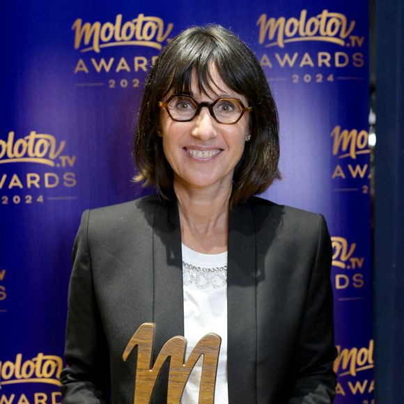 Exclusif - Alexia Laroche-Joubert lors de la soirée de remise de prix Molotov TV Awards 2024, première édition, pour récompenser les programmes télés préférés. Paris, le 1er octobre 2024.
© Rachid Bellak / Bestimage