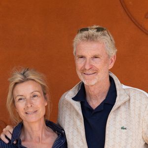 Denis et Hortense Brogniart assistent au Village day 9 pendant les Internationaux de France 2026 à Roland Garros le 01 juin 2026 à Paris, France. Photo Nasser Berzane/Abaca