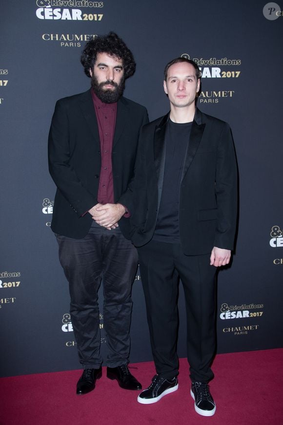 Romain Gavras, Alexis Manenti - Soirée des Révélations César 2017 dans les Salons Chaumet à Paris le 16 janvier 2017. ©Cyril Moreau/Bestimage