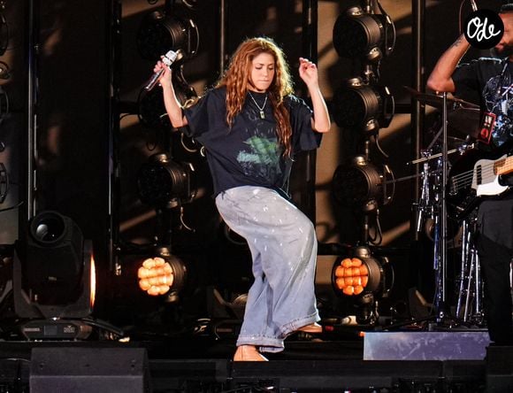 Shakira se produit lors d'une répétition en vue du prochain concert "Global Citizen", le 26 septembre 2025 à New York.

© STARMAX / BESTIMAGE