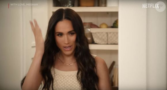 La duchesse de Sussex revient sur les écrans de télévision. Meghan s'est rapprochée de son mari, le prince Harry, alors que Netflix diffusait le premier teaser de sa nouvelle série With Love, Meghan, qu'elle a posté sur son nouveau compte Instagram. ©Backgrid USA / Bestimage