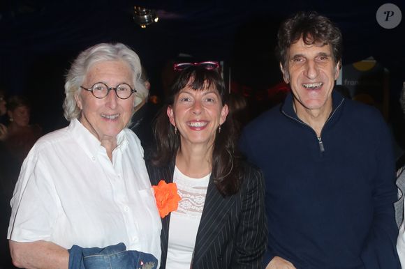 Exclusif - Francine Leca, Corinne et Gilles Benizio (Shirley et Dino) - Soirée de l'association "Mécénat Chirurgie Cardiaque" à l'occasion des 3000 enfants sauvés au Cirque Alexis Gruss à Paris, France, le 17 octobre 2017. © CVS/Bestimage