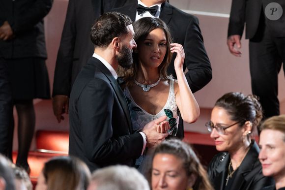 Karim Benzema et sa compagne Lyna Khoudri à la descente des marches du film « 13 jours 13 nuits » lors du 78ème Festival International du Film de Cannes. Le 23 mai 2025
© Olivier Borde/ Bestimage