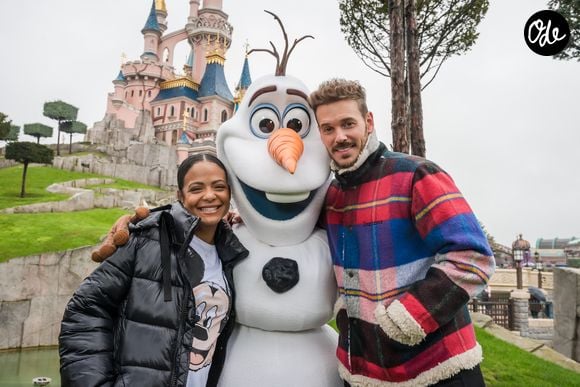 Christina Milian et son compagnon M. Pokora (Matt Pokora) - People lors du lancement des nouvelles attractions au parc Disneyland à Paris. Le 16 novembre 2019. © Disney via Bestimage
