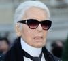 Cela fait six ans que Karl Lagerfeld est décédé à Paris des suites d'un cancer de la prostate.
Karl Lagerfeld assistant au défilé Dior Homme Menswear Automne/Hiver dans le cadre de la semaine de la mode à Paris, France. ©Aurore Marechal/ABACAPRESS.COM