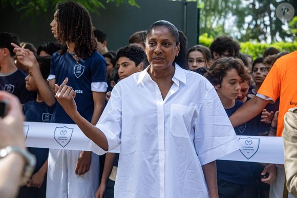 Marie-José Pérec lors du Cross du Lagardere Paris Racing à Paris, France, le 16 mai 2024. © Baptiste Autissier/Panoramic/Bestimage