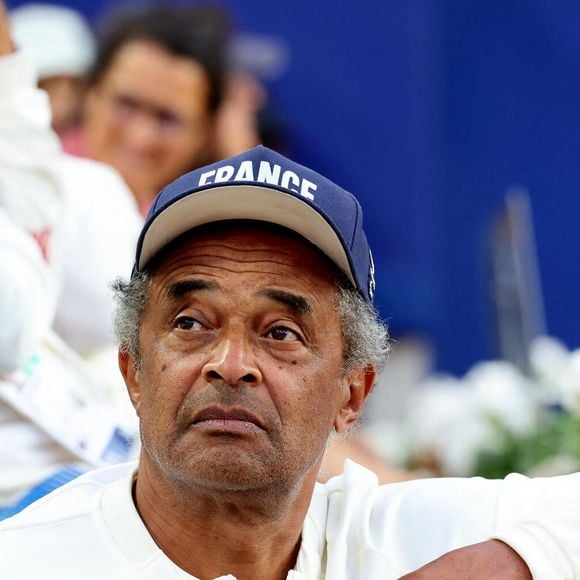 Yannick Noah, coach de l'équipe de France paralympique de tennis fauteuil lors de la rencontre de tennis fauteuil entre S.Houdet et M.delaPuente en quart de finale des jeux paralympiques Paris 2024 le 4 septembre 2024. © Dominique Jacovides / Bestimage