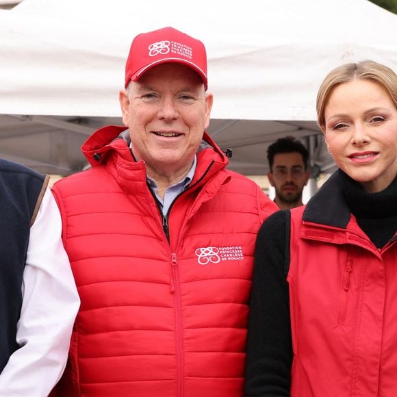 Le couple a revêtu sa tenue de sport.

Le prince Albert II de Monaco et la princesse Charlène - Le " Road Safety Day ", organisé par la Fondation Princesse Charlene, Monaco le 29 mars 2026. © Claudia Albuquerque / Bestimage