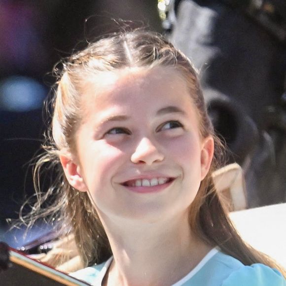 La princesse Charlotte lors du défilé Trooping The Colour 2025, à Londres, Royaume-Uni, le 14 juin 2025. Photo by Zak Hussein/Splash News/ABACAPRESS.COM