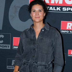 Exclusif - Apolline de Malherbe - Conférence de presse de rentrée de RMC / RMC Sport saison 2021/2022 à l'Altice Campus à Paris, France, le 30 août 2021. © Christophe Clovis / Bestimage