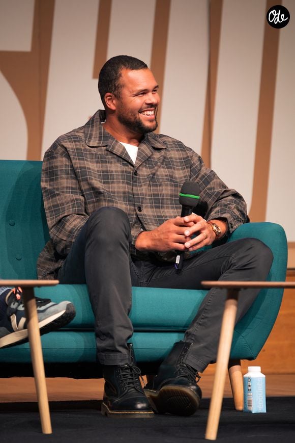 Jo-Wilfried Tsonga - Journée "Demain le sport" à la Maison de la Radio et de la Musique à Paris le 7 Octobre 2025. © Florian Lavielle/Bestimage