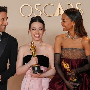 Adrien Brody, Mikey Madison, Zoe Saldana et Kieran Culkin lors de la cérémonie des Oscars le 2 mars 2025 à Los Angeles
©Abaca