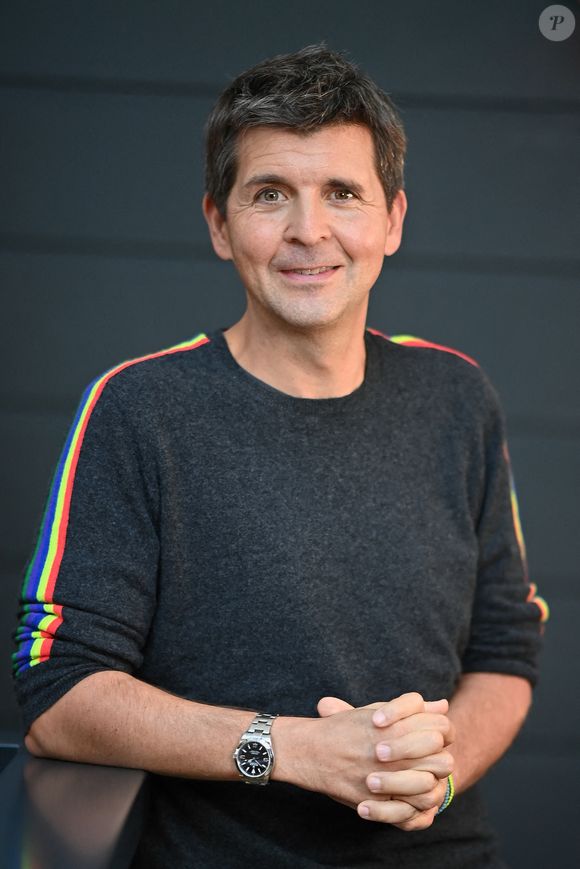 Thomas Sotto lors du Festival du Film Fiction Politique de La Baule le 4 octobre 2025 à La Baule, France. Photo by Franck Castel/ABACAPRESS.COM