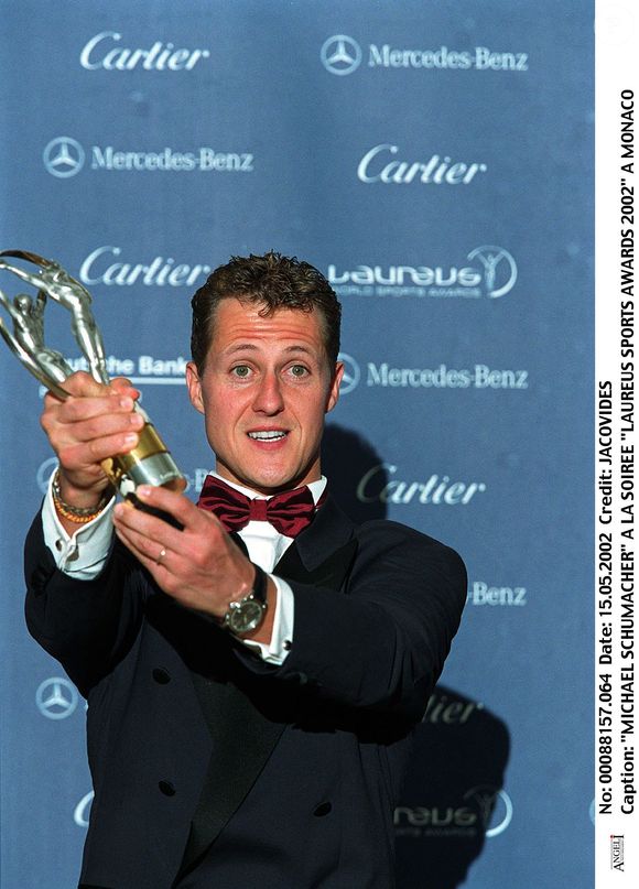 Archives - Michael Schumacher à Monaco en 2002. DOMINIQUE JACOVIDES / BESTIMAGE