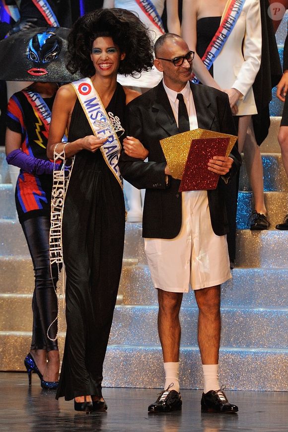Chloe Mortaud assiste au défilé de la collection prêt-à-porter printemps-été 2015 de Jean-Paul Gaultier qui s'est tenu au cinéma Grand Rex à Paris, France, le 27 septembre 2014. Photo par Aurore Marechal/ABACAPRESS.COM