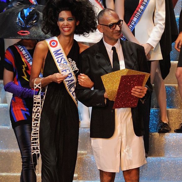 Chloe Mortaud assiste au défilé de la collection prêt-à-porter printemps-été 2015 de Jean-Paul Gaultier qui s'est tenu au cinéma Grand Rex à Paris, France, le 27 septembre 2014. Photo par Aurore Marechal/ABACAPRESS.COM