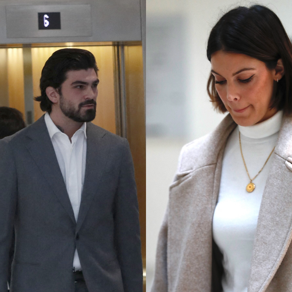 Procès de Bruno Pelat, ex-compagnon d'Iris Mittenaere, jugé en comparution immédiate pour violences conjugales devant le tribunal de Paris. © Christophe Clovis / Bestimage