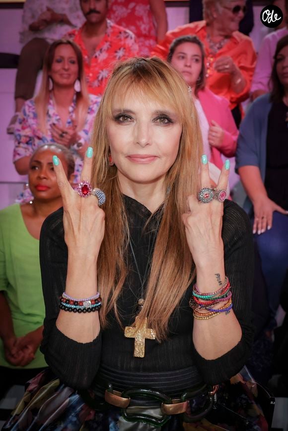 Jeanne Mas - Enregistrement de l'émission "TPMP People (Touche Pas à Mon Poste)", présentée par M.Delormeau, et diffusée sur C8 le 10 septembre
© Jack Tribeca / Bestimage