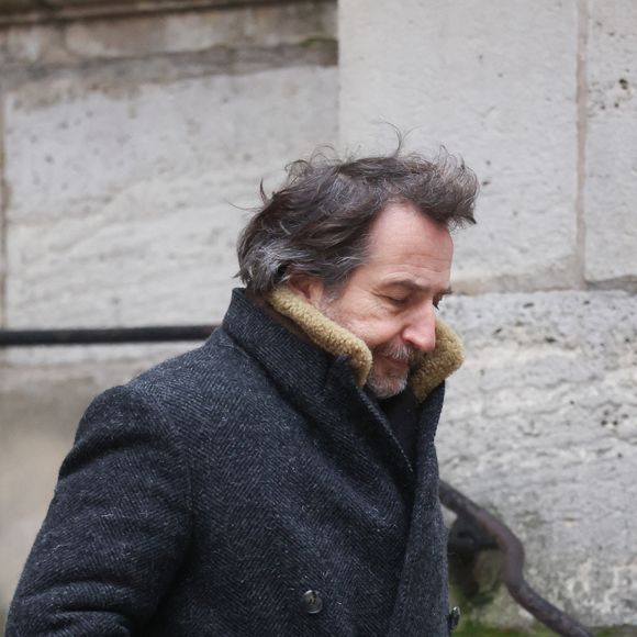 Edouard Baer - Sorties des obsèques du réalisateur Bertrand Blier en l'église Saint-Roch à Paris le 29 janvier 2025. © Dominique Jacovides/Bestimage