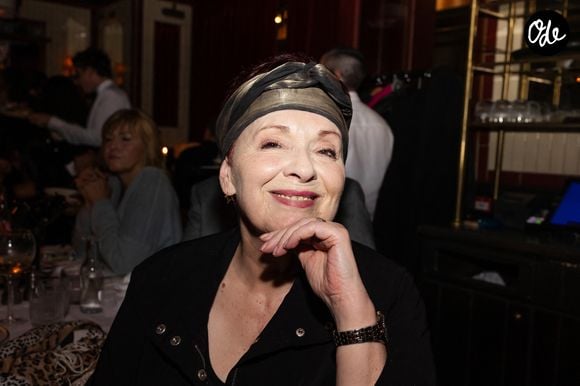 Fabienne Thibeault au dîner de vente aux enchères Octobre Rose au profit de Ruban Rose à la Brasserie Victor Hugo à Paris, le 23 octobre 2025. 

© Sébastien Fremont / Bestimage