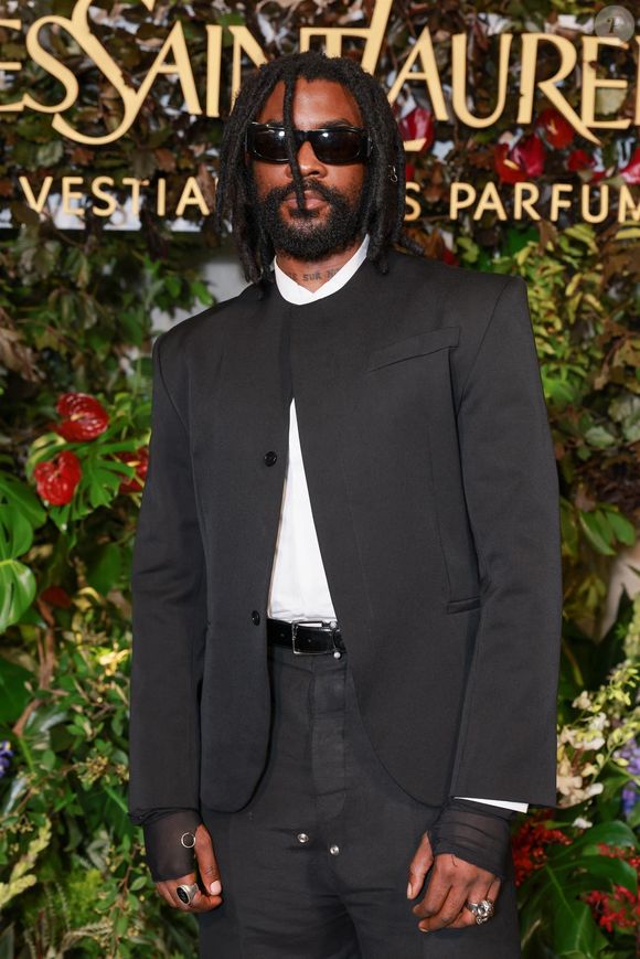 Damso pour Le Vestiaire des Parfums - Yves Saint Laurent le 8 juillet 2025 à Paris ©Backgrid UK/ Bestimage