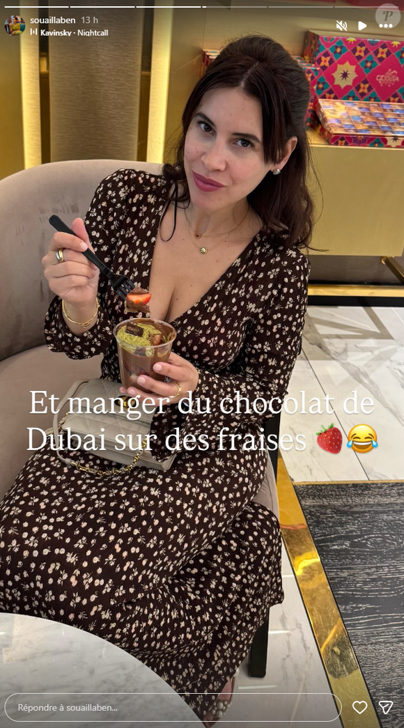 Direction Dubaï avec ses trois garçons.

Souailla, la femme de Jimmy Mohamed, en vacances à Dubaï avec leurs enfants.