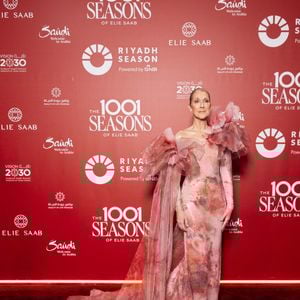 Céline Dion au photocall du défilé anniversaire Elie Saab "1001 Seasons of Elie Saab" à l'espace "The Venue" à Riyad, Arabie saoudite, le 13 novembre 2024

Photo : Tiziano Da Silva / Bestimage