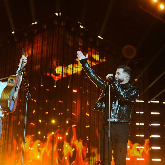 Exclusif - Vianney et Kendji Girac - Scène - Concert événement "Le gala des pièces jaunes" à l'Accor Arena Paris le 26 janvier 2024.
Une soirée de gala exceptionnelle en faveur des Pièces Jaunes ! De nombreux artistes se succèderont pour chanter pour les enfants et adolescents hospitalisés.

© Guillaume Gaffiot / Cyril Moreau  / Bestimage