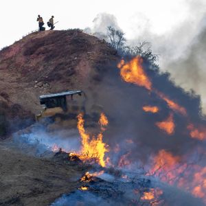 - Vues générales des incendies dans la région de Los Angeles en janvier 2025
© Daniel A. Anderson/ZUMA Press Wire