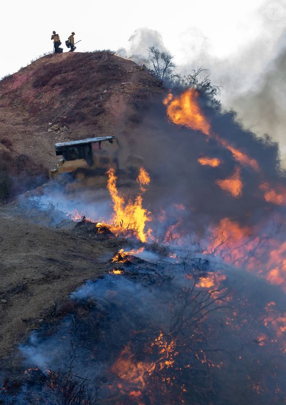 - Vues générales des incendies dans la région de Los Angeles en janvier 2025
© Daniel A. Anderson/ZUMA Press Wire