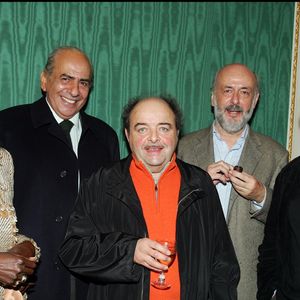 Jacques Villeret, Sény, Pierre Benichou, Bertrand Blier et Jean Becker à Paris en 2004. © Bestimage