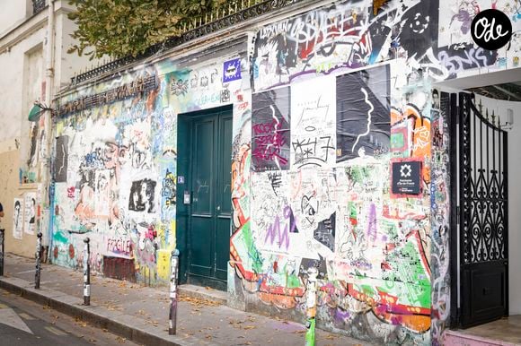 Ouverture au public de la maison de Serge Gainsbourg, rue de Verneuil à Paris, France, le 16 septembre 2023. © Jack Tribeca/Bestimage
