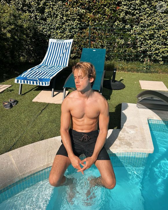 Dorian, le fils d'Ariane Séguillon, sur Instagram. Le 23 mai 2022.