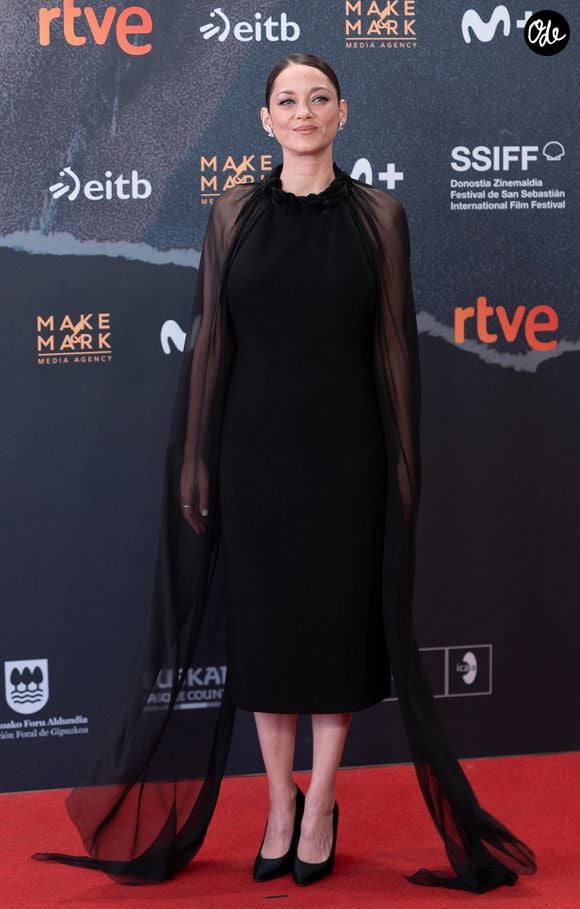 Marion Cotillard - Projection du film "7 h 40 ce matin-là" (compétition officielle) au 74ème Festival du Film de Saint-Sébastien (San Sebastian), le 24 septembre 2026. © LALO YASKY / BESTIMAGE