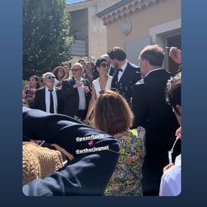 Gérard Jugnot au mariage de son fils Arthur.
