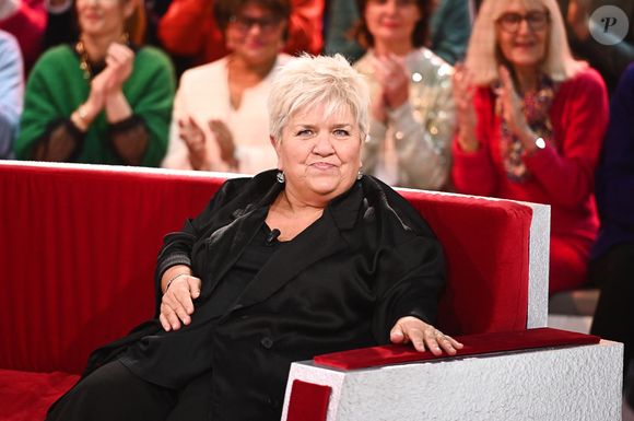 Exclusif - Mimie Mathy - Enregistrement de l'émission Vivement dimanche au studio Rive Gauche à Paris, présentée par Michel Drucker et diffusée le 9 février sur France 3. © Guillaume Gaffiot/Bestimage