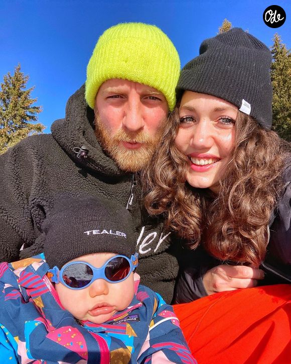 Louise Chabat en famille sur Instagram. Instagram