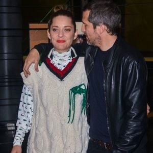 Marion Cotillard et Guillaume Canet lors de l'avant-première du film "Nous finirons ensemble" à l'UGC De Brouckere à Bruxelles, Belgique. Le 23 avril 2019. Photo par Andrieu/Reporters/ABACAPRESS.COM