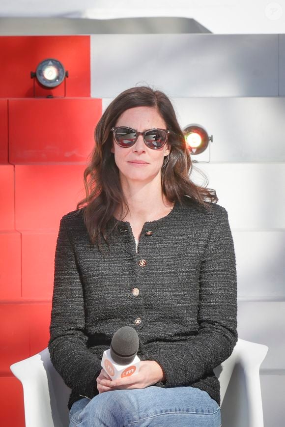 Exclusif - Anna Mouglalis sur le plateau de Télématin lors du 77ème Festival International du Film de Cannes le 17 mai 2024. © Jack Tribeca / Bestimage