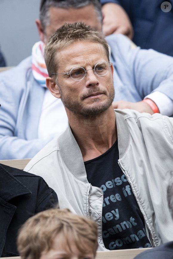 Arnaud Lemaire dans les tribunes lors des Internationaux de France de Tennis de Roland Garros 2025, à Paris, France, le 4 juin 2025. © Jacovides-Moreau/Bestimage