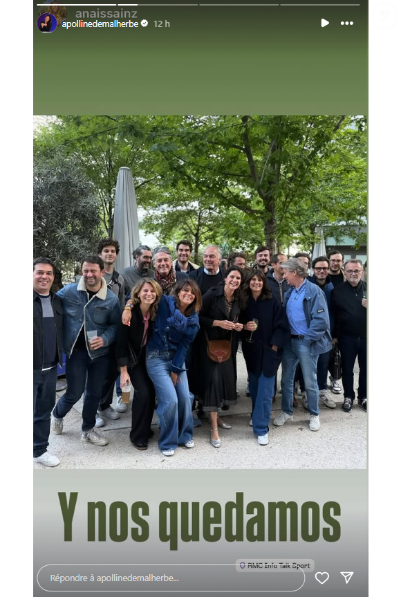 Les stars de BFMTV se retrouvent pour un pot afin de fêter le renouvellement de leur contrat sur la chaîne. Instagram